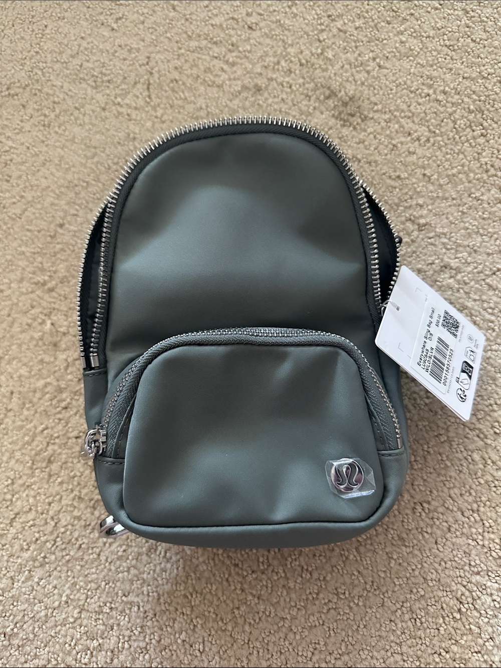 lululemon athletica Everywhere Sling Bag Small Backpack in Slate Green